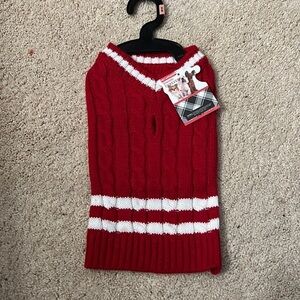 Pet Apparel friends furever sweater